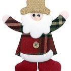 Kit 6 Enfeite Pendente Árvore Natal Boneco Papai Noel 15cm