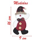 Kit 6 Enfeites Árvore De Natal Pendente Boneco De Neve Papai