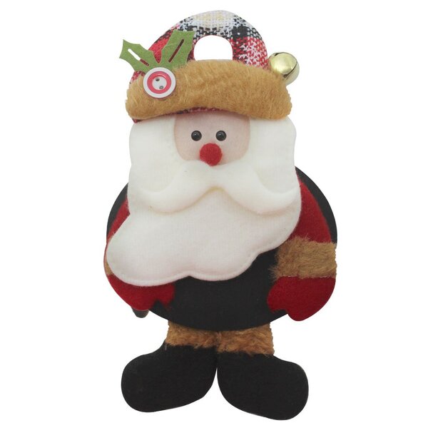 Kit 6 Enfeites De Natal Com Lousa Papai Noel 18cm