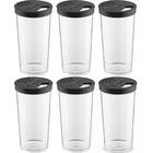 Kit 6 Farinheiros Porta Temperos Farofa Uz 500ml Condimentos