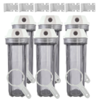 Kit 6 Filtro Água Caixa Água Cavalete Entrada Lavadoras Trans