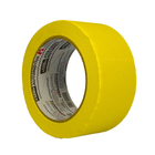 Kit 6 Fita Crepe Pintura Automotiva Amarela 48mm X 40m Adere