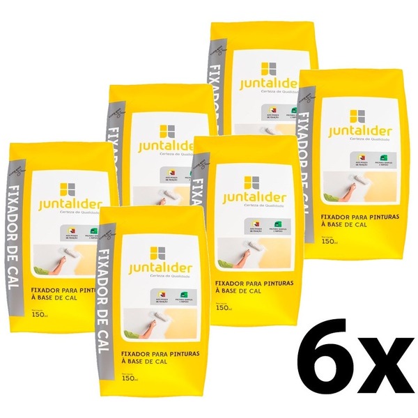 Kit 6 Fixador De Cal 150ml Juntalider