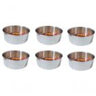 Kit 6 Formas Assadeiras Redonda Para Bolo Alta 24x9cm 4.4l