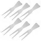 Kit 6 Garfo De Petisco Queijos Frios Em Inox