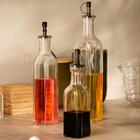 Kit 6 Garrafas Porta Azeite 510ml Vidro Bico Dosador Frasco T