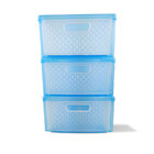 Kit 6 Gaveteiros Modularares Empalhável Organizador Multiuso