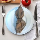 Kit 6 Guardanapos Jacquard Medalinha 38x38 Ouro Velho