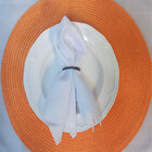 Kit 6 Guardanapos Rafia 38x38 Branco