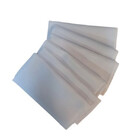 Kit 6 Guardanapos Rafia 38x38 Branco