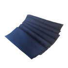 Kit 6 Guardanapos Rafia 38x38 Marinho