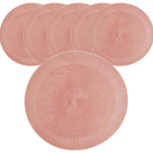 Kit 6 Jogos Americano Familia Sousplat Crochet Servir Mesa Ro