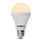 Kit 6 Lâmpada Led Bulbo 9w Branco Quente (3000k) - Ourolux