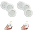 Kit 6 Lampadas Luminaria Led Controle Sem Fio Spot Remoto 15w