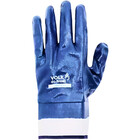 Kit 6 Luvas Proteção Nitrílica Punho Lona Produtos Químicos V