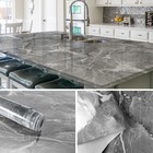 Kit 6 Metros De Papel De Parede Adesivo Lavavel Mármore Cinza