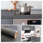 Kit 6 Metros De Papel De Parede Lavavel Alto Brilho Cinza Met