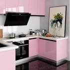 Kit 6 Metros De Papel De Parede Lavavel Alto Brilho Rosa Unico