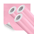 Kit 6 Metros De Papel De Parede Lavavel Alto Brilho Rosa Unico