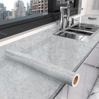 Kit 6 Metros De Papel De Parede Lavavel Marmore Azul Lagoa