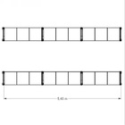 Kit 6 Mini Porta Pallet 250 Kg 180x200x60 (cxlxp)