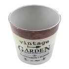 Kit 6 Mini Vasos De Planta Cachepot Estampados Decorados 11cm