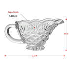 Kit 6 Molheiras De Cristal De Chumbo Dublin Lyor 140ml