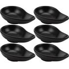 Kit 6 Molheiras De Melamina 60ml Gota Black Profissional Port