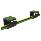 Kit 6 Organizadores De Fios E Cabos Para Ocultar Em Baixo Da