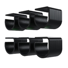 Kit 6 Organizadores De Fios E Cabos Para Ocultar Em Baixo Da