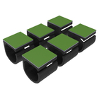 Kit 6 Organizadores De Fios E Cabos Para Ocultar Em Baixo Da