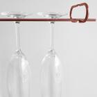 Kit 6 Organizadores Porta Taças 25cm Suportes Para Pendurar T