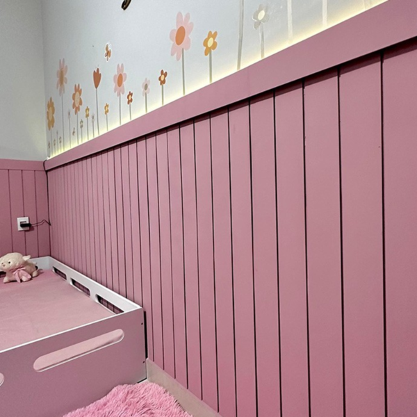 Kit 6 Painel Ripas Shiplap Mdf 3mm Decoração Parede Revestime