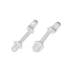 Kit 6 Parafuso Plástico Par P/ Assento Sanitário Branco