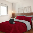 Kit 6 Pças Jogo De Cama Afável Microfibra Casa Dona Original