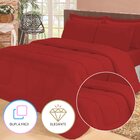 Kit 6 Pçs Com Cobre Leito E Lençol Aconchego Casa Dona Dupla