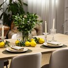 Kit 6 Pçs Jogo Americano Organico Ravena Militar Verde