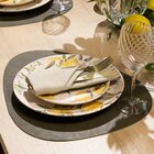 Kit 6 Pçs Jogo Americano Organico Ravena Militar Verde