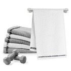 Kit 6 Pçs Toalha De Treino Fitness New Variação: Branco E Gra