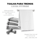 Kit 6 Pçs Toalha De Treino Fitness New Variação: Branco E Gra