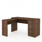 Kit 6 Peças Com 2 Escrivaninhas, 1 Armário Alto Fechado, 1 Ar