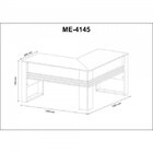 Kit 6 Peças Com Mesa Em L, 2 Gaveteiros, 2 Armários Multiuso