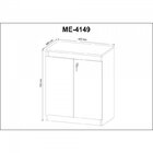 Kit 6 Peças Com Mesa Em L, 2 Gaveteiros, 2 Armários Multiuso