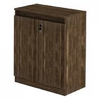 Kit 6 Peças Com Mesa Em L, 2 Gaveteiros, 2 Armários Multiuso