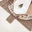 Kit 6 Peças Mesa Posta Casal Prato Raso Floral E De Sobremesa