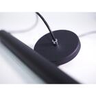 Kit 6 Pendente Luminária Tubo Preto 50 Cm