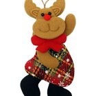 Kit 6 Pendente Natalino Boneco De Neve Rena Papai Noel 18cm