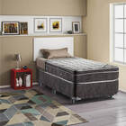 Kit 6 Pés Para Cama Box Solteiro 6cm Box Baú Preto Madeira