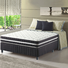 Kit 6 Pés Para Cama Box Solteiro 6cm Box Baú Preto Madeira