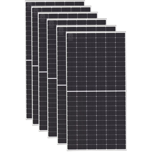 Kit 6 Placa Solar Canadian 550w Monocristalino - Cs6w 550ms